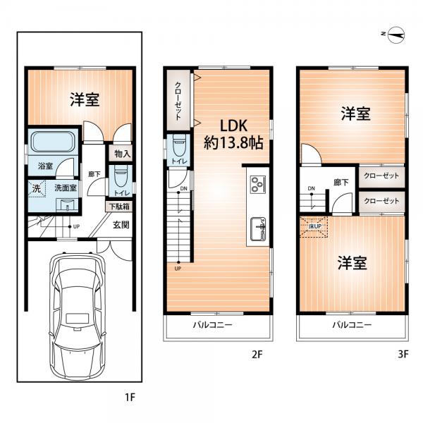 中古戸建 神戸市東灘区田中町４丁目 JR東海道本線（米原〜神戸）住吉駅 4,320万円