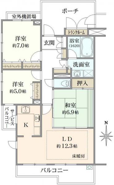 中古マンション 大阪府豊中市清風荘２丁目 阪急宝塚線石橋阪大前駅 4,480万円