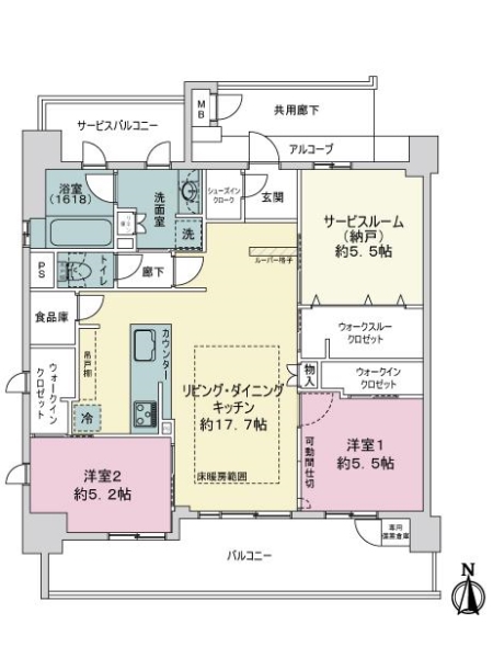 中古マンション 兵庫県神戸市兵庫区荒田町４丁目 神戸市営地下鉄西神山手線湊川公園駅 5,350万円