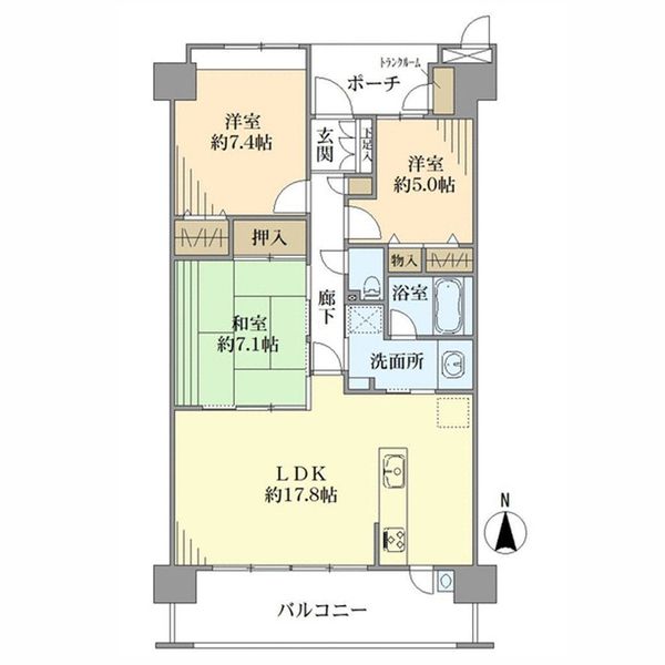 中古マンション 大阪府枚方市茄子作北町 京阪本線枚方市駅 2,780万円