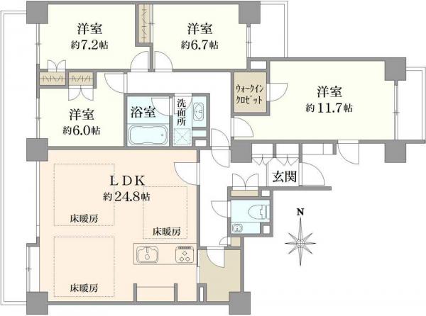 中古マンション 東京都世田谷区南烏山２丁目 京王競馬場線芦花公園駅 1億4,177万円
