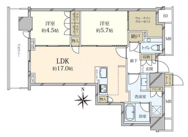 中古マンション 東京都中央区晴海２丁目 有楽町線月島駅 1億2,680万円