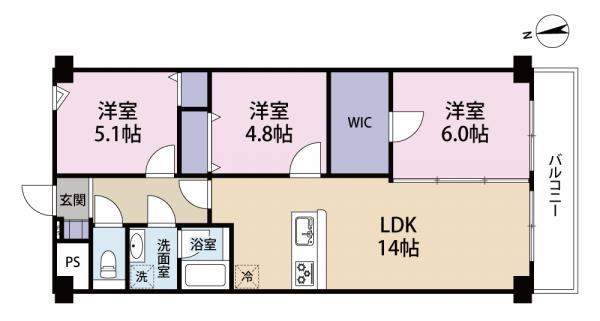 中古マンション 江戸川区中葛西１丁目（住居表示未確定） 東西線葛西駅 4,680万円