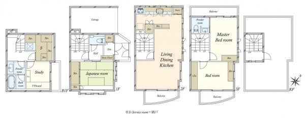 中古タウンハウス 東京都新宿区市谷砂土原町３丁目 有楽町線市ケ谷駅 1億7,300万円