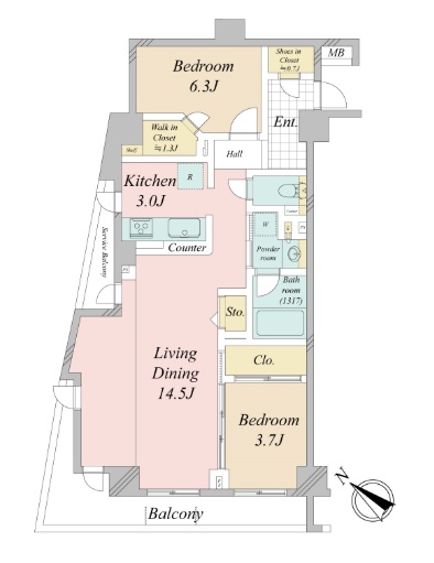 中古マンション 渋谷区本町６丁目 京王線幡ヶ谷駅 1億980万円