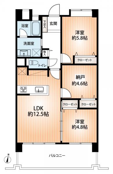 中古マンション 神戸市東灘区御影中町５丁目 阪神本線御影駅 5,198万円