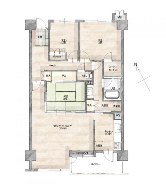 中古マンション 佐倉市田町 京成本線京成佐倉駅 2,490万円