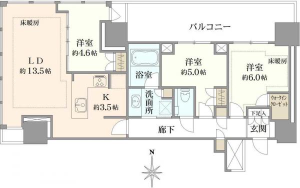 中古マンション 東京都小金井市本町６丁目 JR中央本線武蔵小金井駅 1億2,980万円