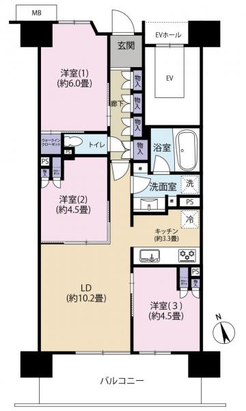 中古マンション 川口市末広１丁目 埼玉高速鉄道川口元郷駅 3,500万円