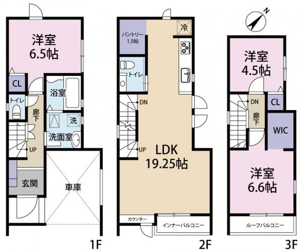 新築戸建 豊島区千早４丁目 有楽町線千川駅 1億480万円