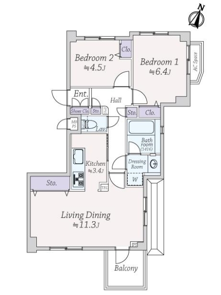 中古マンション 東京都世田谷区大蔵２丁目 小田急線祖師ヶ谷大蔵駅 4,980万円