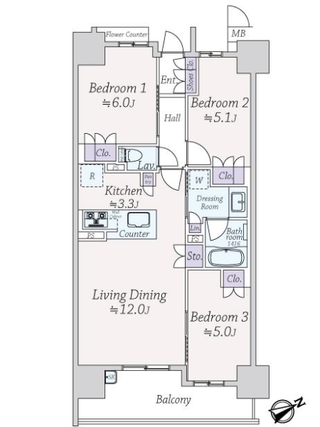 中古マンション 大阪府大阪市阿倍野区天王寺町南３丁目 近鉄南大阪線河堀口駅 5,980万円