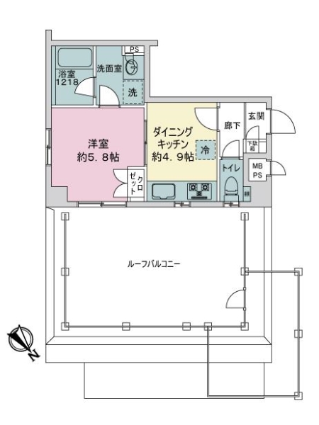 中古マンション 東京都狛江市東和泉１丁目 小田急線狛江駅 2,980万円