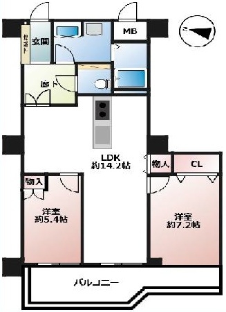 中古マンション 神戸市東灘区本山南町５丁目 JR東海道本線（米原〜神戸）摂津本山駅 4,300万円