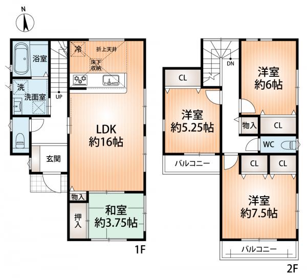 新築戸建 神戸市北区小倉台４丁目 神戸電鉄有馬線谷上駅 2,980万円