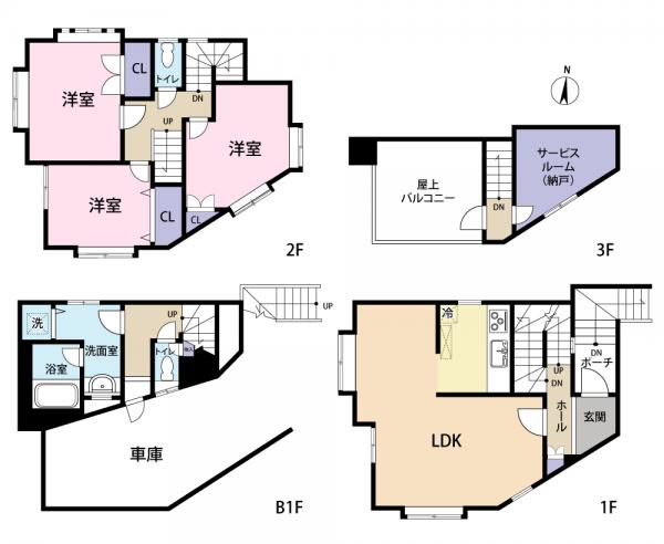 中古戸建 大田区南馬込１丁目 都営浅草線西馬込駅 5,980万円