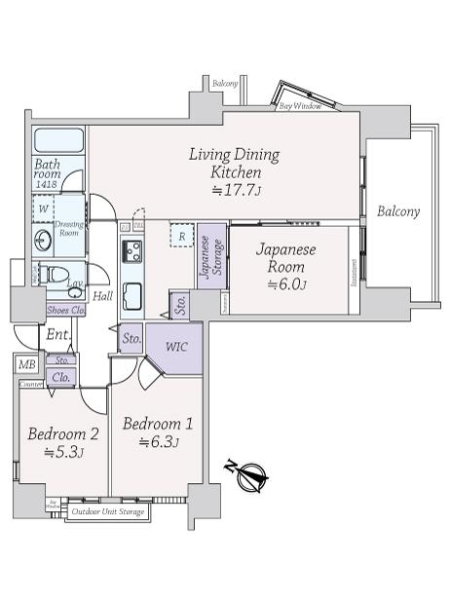中古マンション 東京都目黒区目黒２丁目 JR山手線目黒駅 1億5,000万円