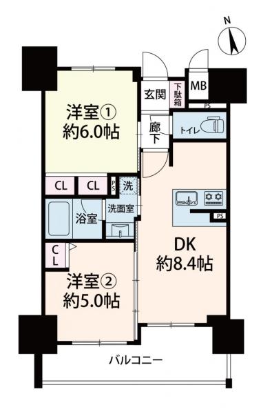 中古マンション 大阪市中央区糸屋町１丁目 大阪メトロ中央線谷町四丁目駅 4,698万円
