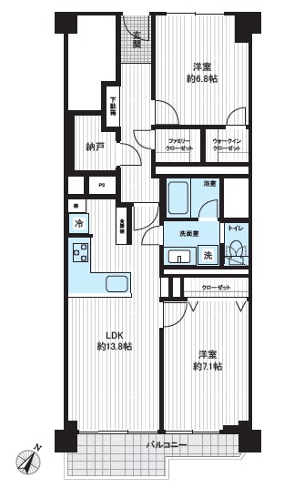 中古マンション 世田谷区上用賀２丁目 東急田園都市線用賀駅 4,980万円