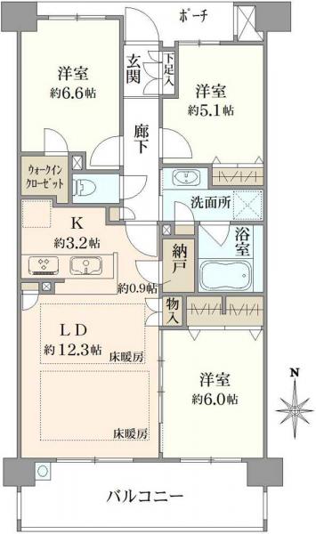 中古マンション 埼玉県さいたま市浦和区岸町６丁目 JR京浜東北線浦和駅 8,580万円