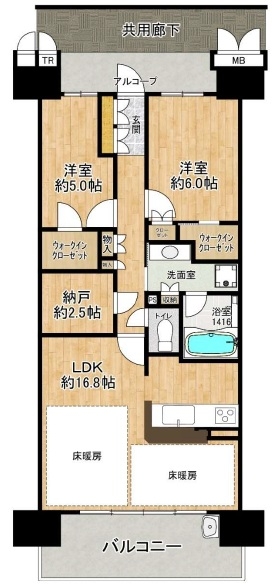 中古マンション 大阪市福島区鷺洲５丁目 阪神本線野田駅 6,380万円