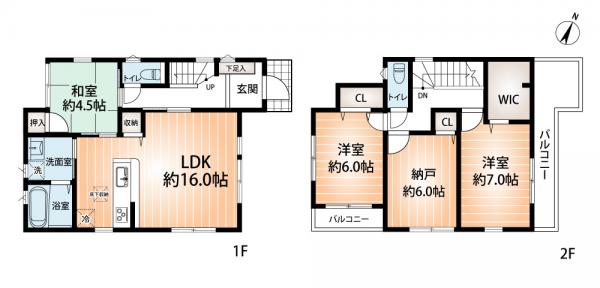 新築戸建 神戸市北区君影町５丁目 神戸電鉄粟生線鈴蘭台西口駅 2,990万円