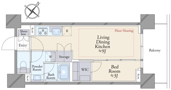中古マンション 東京都中野区東中野３丁目 東西線落合駅 5,540万円