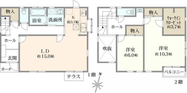 中古戸建 東京都国分寺市西町３丁目 JR中央本線国立駅 4,680万円