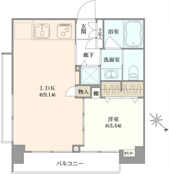 中古マンション 東京都港区三田４丁目 都営浅草線三田駅 4,699万円