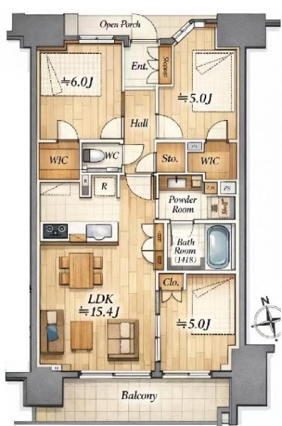 中古マンション 台東区松が谷３丁目 つくばエクスプレス浅草駅 1億4,450万円