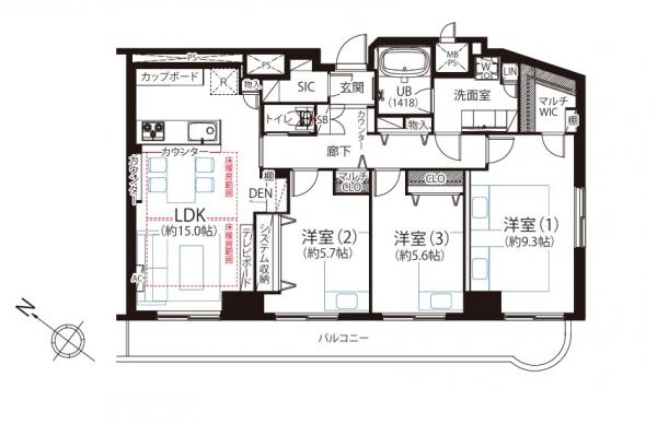 中古マンション 豊島区巣鴨５丁目 都電荒川線新庚申塚駅 1億1,800万円