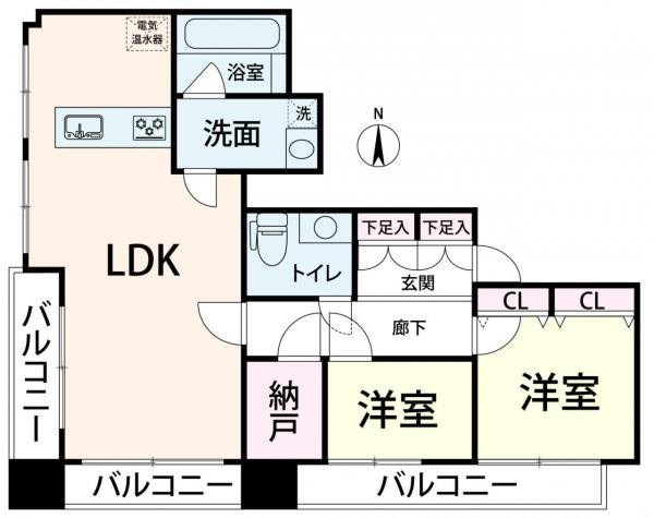 中古マンション 大阪市中央区淡路町２丁目 大阪メトロ堺筋線北浜駅 4,680万円