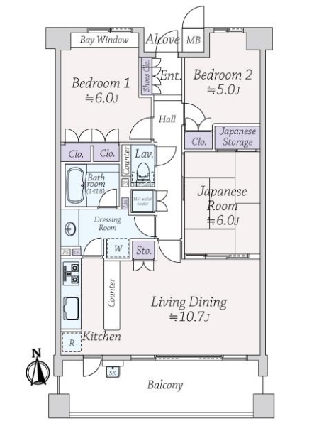 中古マンション 兵庫県西宮市丸橋町 阪急神戸線西宮北口駅 4,980万円