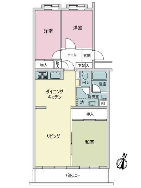 中古マンション 千葉県市川市二俣２丁目 JR中央・総武線西船橋駅 1,580万円