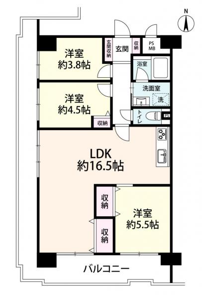 中古マンション 大阪市西淀川区姫島４丁目 阪神本線姫島駅 3,090万円