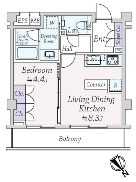 中古マンション 東京都世田谷区等々力２丁目 東急大井町線等々力駅 4,550万円