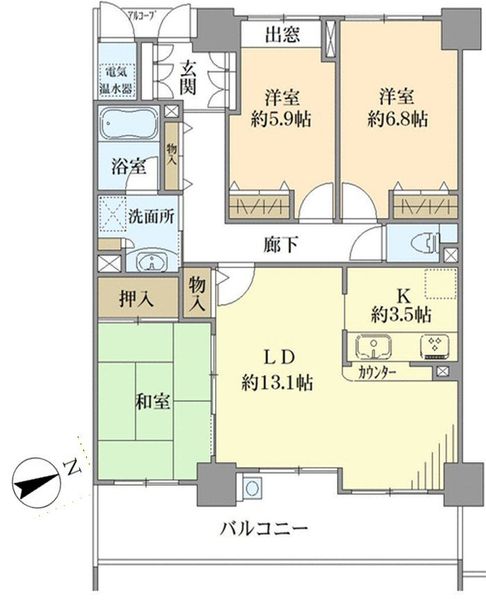 中古マンション 大阪府枚方市伊加賀西町 京阪本線枚方公園駅 2,700万円