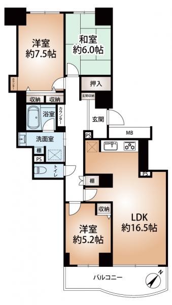 中古マンション 神戸市須磨区道正台１丁目 神戸市営地下鉄西神山手線妙法寺駅 2,490万円