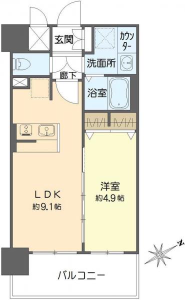 中古マンション 大阪府大阪市西区九条２丁目 大阪メトロ中央線九条駅 3,580万円