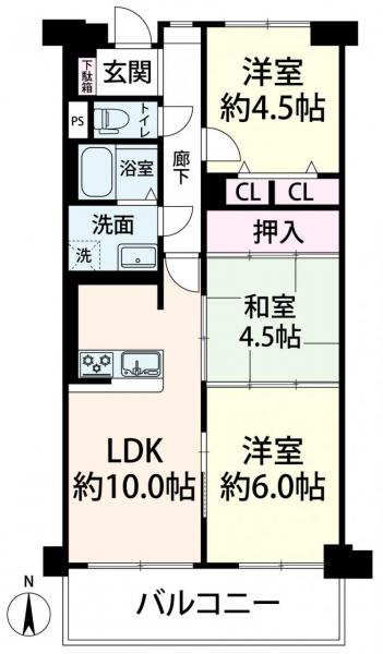 中古マンション 門真市常称寺町 京阪本線大和田駅 2,199万円