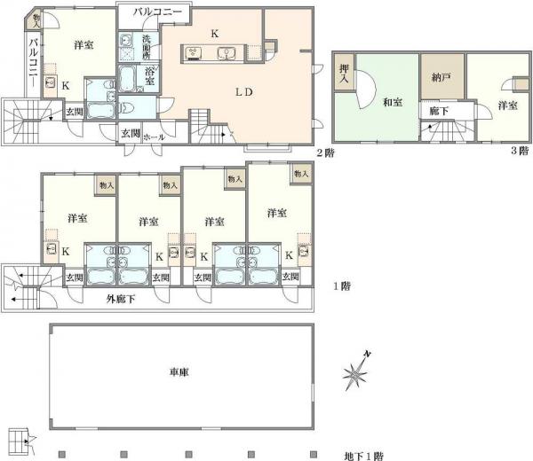 中古戸建 東京都杉並区和泉１丁目 京王競馬場線代田橋駅 1億800万円