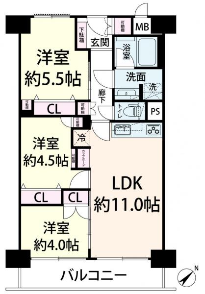 中古マンション 大阪市西淀川区出来島１丁目 阪神なんば線出来島駅 2,680万円