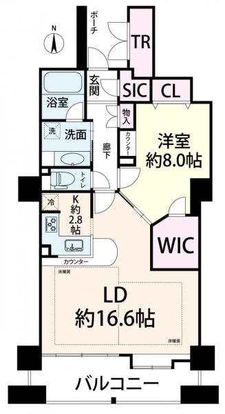 中古マンション 大阪市北区菅原町10-12 大阪メトロ谷町線南森町駅 7,680万円
