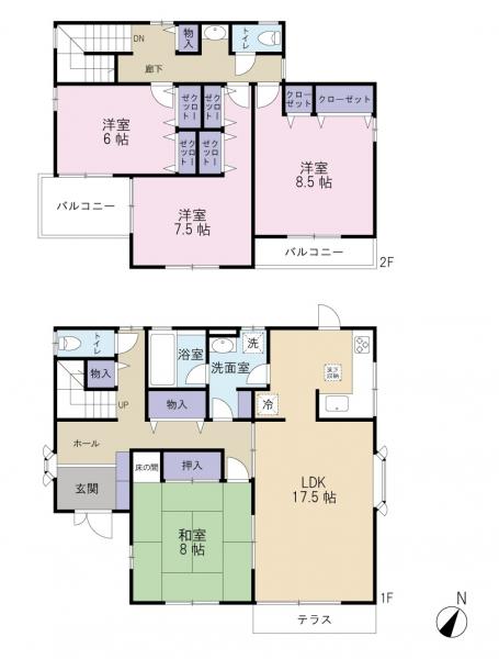 中古戸建 野田市みずき２丁目 東武野田線梅郷駅 2,880万円