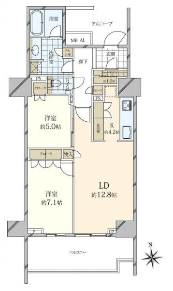 中古マンション 東京都中央区晴海５丁目 都営大江戸線勝どき駅 1億2,480万円