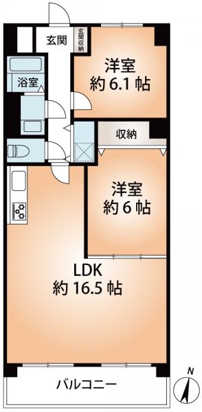 中古マンション 神戸市兵庫区浜崎通 JR山陽本線兵庫駅 2,490万円