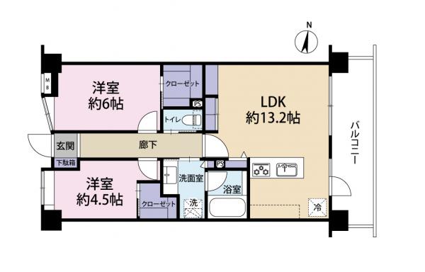 中古マンション 世田谷区上祖師谷６丁目 京王線千歳烏山駅 5,980万円