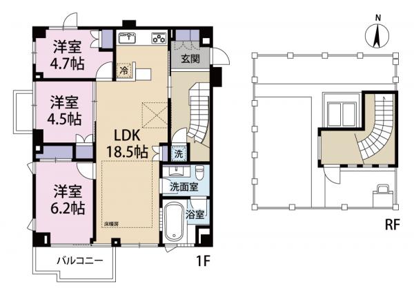 中古マンション 世田谷区松原３丁目 京王線下高井戸駅 1億2,999万円