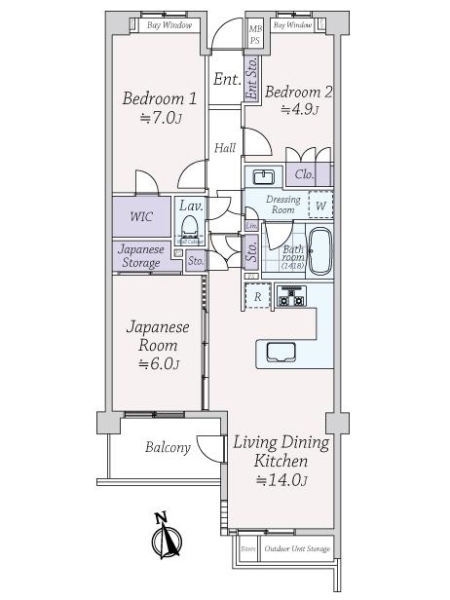 中古マンション 東京都三鷹市井口１丁目 JR中央本線武蔵境駅 5,780万円