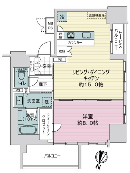 中古マンション 兵庫県神戸市中央区元町通３丁目 JR東海道本線（米原〜神戸）元町駅 4,680万円